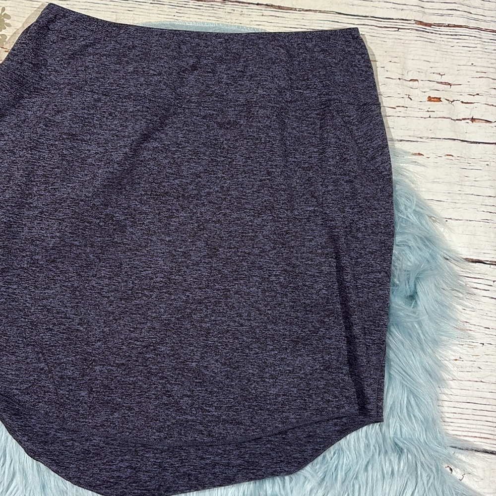 Oiselle Purple Spacedye Mini Active Lounge Skirt - Picture 4 of 8